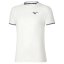 Mizuno Stargazer Shadow Graphic Tee – Pánské tenisové triko – Bílá