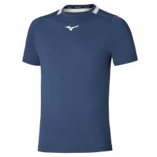 Mizuno Tee – Pánské tenisové triko – Tmavě modrá