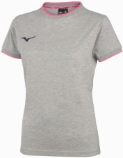 Mizuno Tee – Dámské volnočasové triko – Šedá