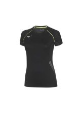 Mizuno Premium JPN Tee – Dámské běžecké triko – Černá