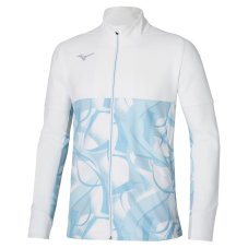 Mizuno Paris Athlete Hybrid Warm up Jacket – Pánská sportovní bunda – Bílo-modrá
