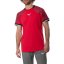 Mizuno Stargazer Shadow Tee – Pánské tenisové triko – Červená