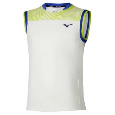 Mizuno Stargazer Shadow Sleeveless – Pánské tenisové tílko – Bílá