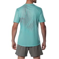 Mizuno Core Graphic Tee – Pánské běžecké triko – Tyrkysová