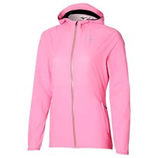 Mizuno Waterproof 20K ER Jacket – Dámská nepromokavá běžecká bunda – Růžová