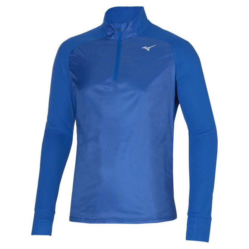 Mizuno Hybrid LS HZ – Pánská funkční mikina – Modrá