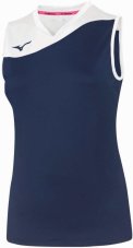 Mizuno Authentic Myou NS Shirt – Dámské sportovní tílko – Tmavě modrá