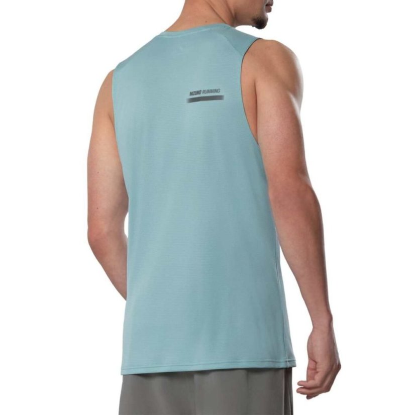 Mizuno Active DryAeroFlow Tank Top – Pánské běžecké tílko – Světle zelená - Velikost: XL
