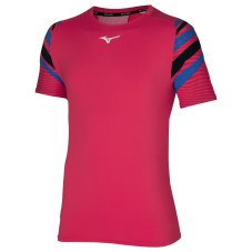 Mizuno Shadow Tee – Pánské tenisové triko – Červená