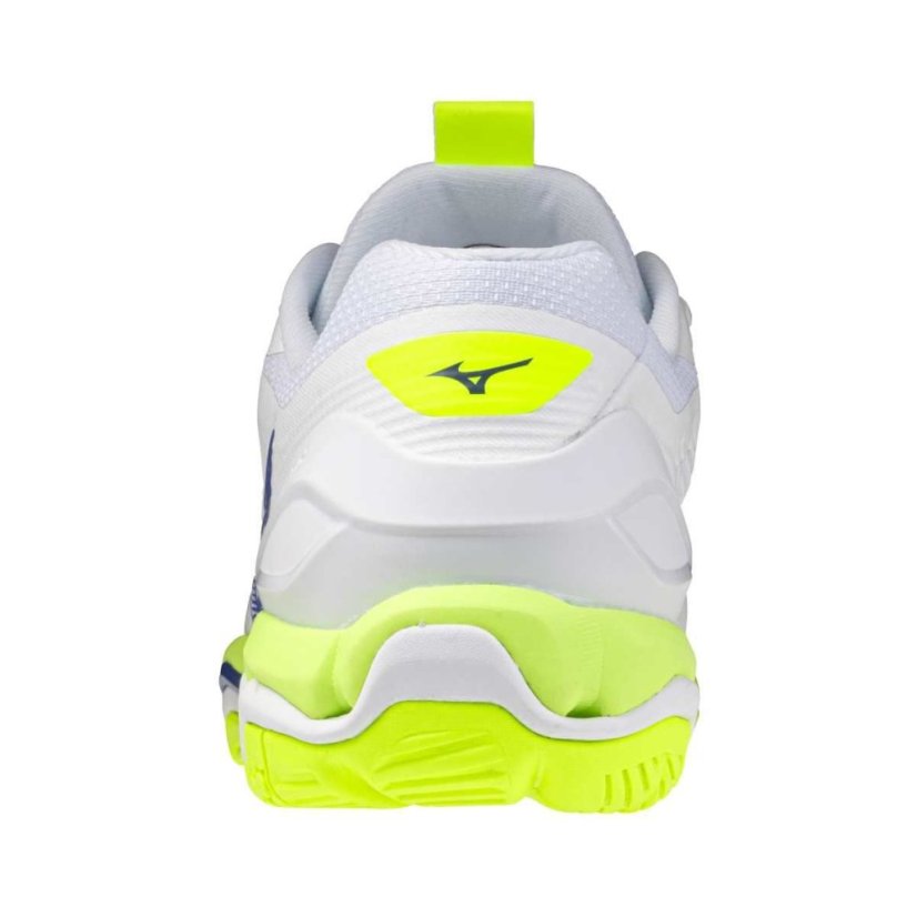 Mizuno Wave Stealth 6 – Unisex halová obuv – Bílo-žlutá
