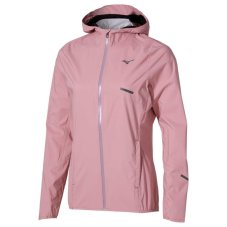 Mizuno Trail Waterproof 20K Hooded Jacket – Dámská nepromokavá běžecká bunda – Růžová