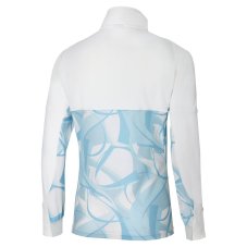 Mizuno Paris Athlete Hybrid Warm up Jacket – Dámská sportovní bunda – Bílo-modrá