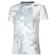 Mizuno DB Shadow Graphic Tee – Pánské tenisové triko – Bílá