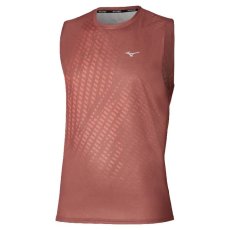 Mizuno Core Graphic Sleeveless – Pánské běžecké tílko – Hnědá