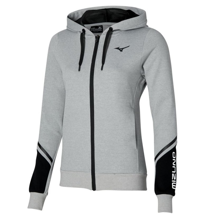 Mizuno Sweat Jacket – Dámská sportovní mikina – Šedá