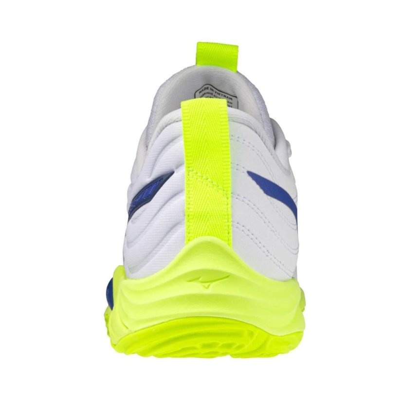 Mizuno Wave Momentum Elite – Unisex volejbalová obuv – Bílo-žlutá