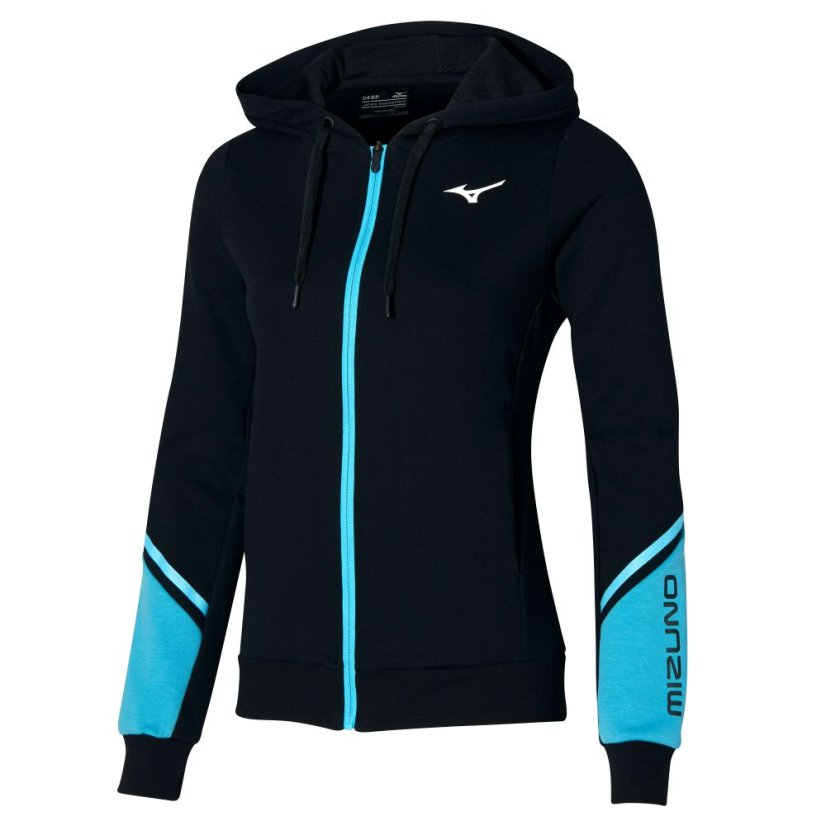 Mizuno Sweat Jacket – Dámská sportovní mikina – Černá