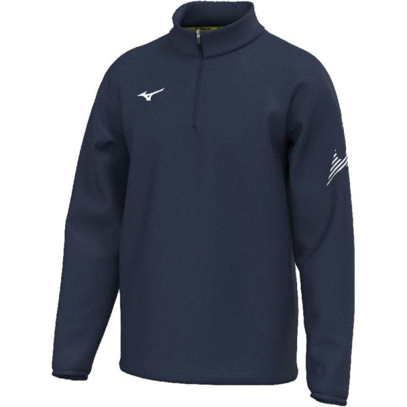 Mizuno BGRB Training Top – Pánská sportovní mikina – Modrá - Velikost: S