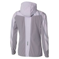 Mizuno Active Alpha Hooded Jacket – Dámská běžecká bunda – Šedá