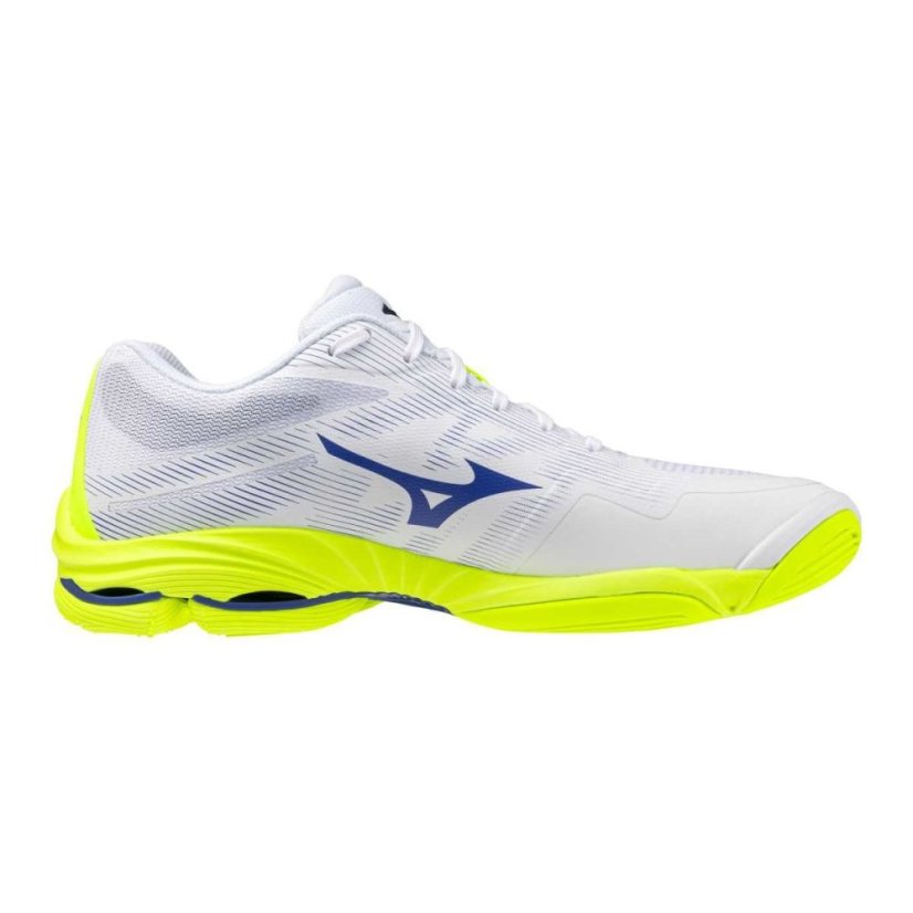 Mizuno Wave Lightning Pro – Unisex volejbalová obuv – Bílo-žlutá - Velikost: EUR 44