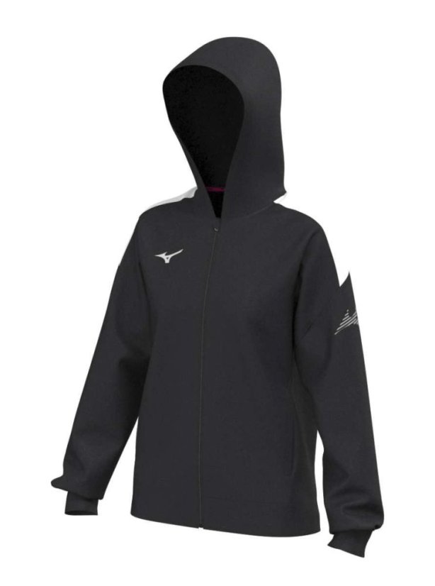 Mizuno MZNRB Track Jacket – Dámská lehká sportovní bunda – Černá - Velikost: M