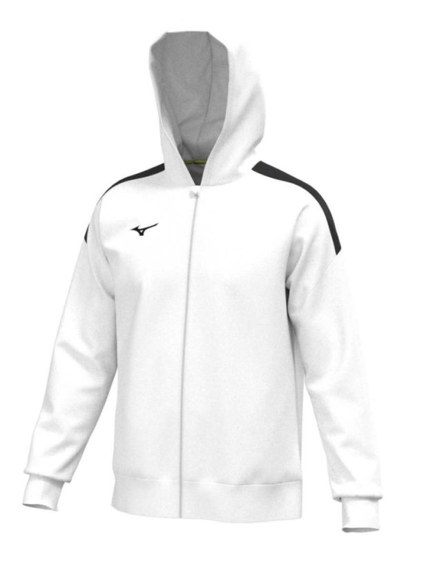 Mizuno MZNRB Track Jacket – Pánská lehká sportovní bunda – Bílá - Velikost: XL