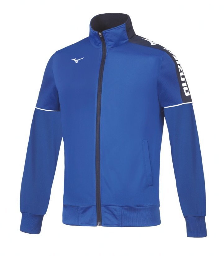 Mizuno Knitted Track Jacket – Juniorská lehká sportovní bunda – Modrá