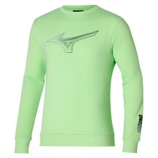 Mizuno Release Crew Sweat – Pánská sportovní mikina – Zelená