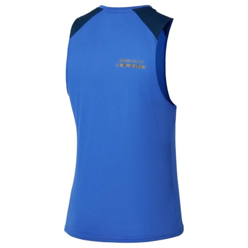 Mizuno Active DryAeroFlow Tank Top – Pánské běžecké tílko – Modrá - Velikost: L