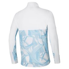 Mizuno Paris Athlete Hybrid Warm up Jacket – Pánská sportovní bunda – Bílo-modrá