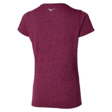 Mizuno Impulse Core Tee – Dámské běžecké triko – Vínová