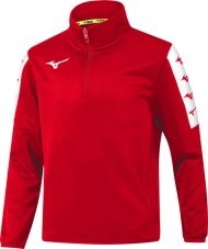 Mizuno Nara Interlock Training Top – Juniorská sportovní mikina – Červená