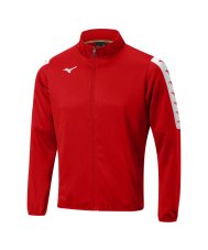 Mizuno Nara Interlock Track Jacket – Pánská lehká sportovní bunda – Červená