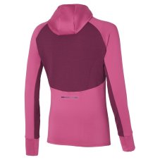 Mizuno Warmalite Hooded LS – Dámská funkční mikina – Růžová