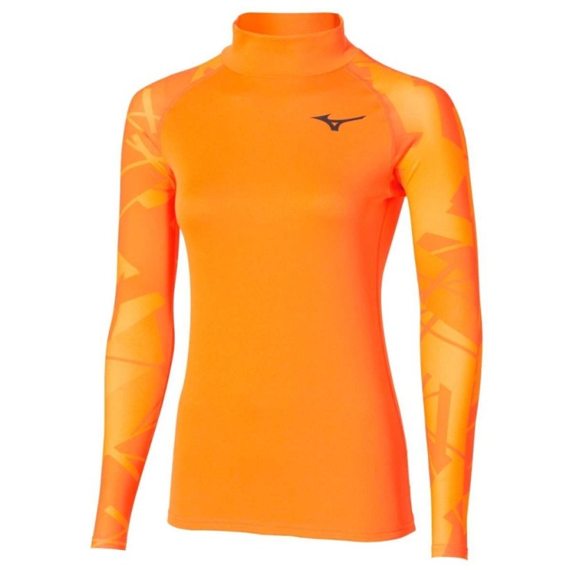 Mizuno Virtual Body G5 High Neck – Dámské termotriko – Oranžová