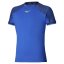 Mizuno Stargazer Shadow Tee – Pánské tenisové triko – Modrá