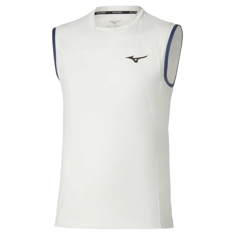Mizuno Stargazer Shadow Sleeveless – Pánské tenisové tílko – Bílá