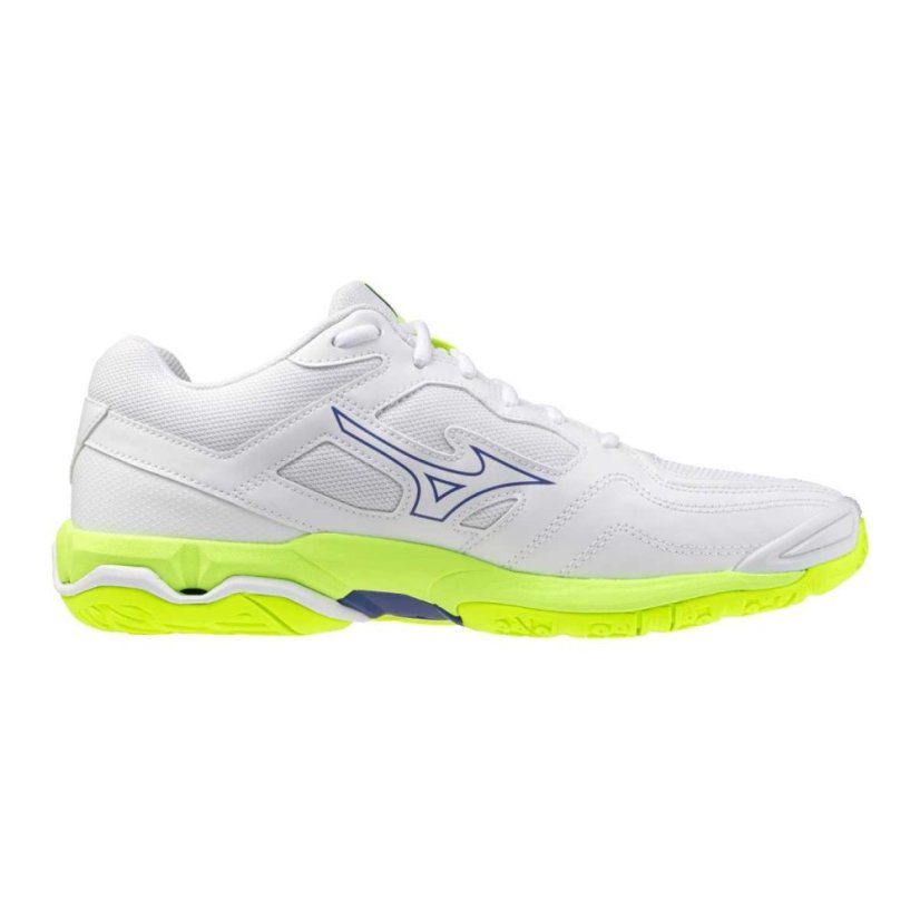 Mizuno Wave Phantom 3 – Unisex halová obuv – Bílo-žlutá