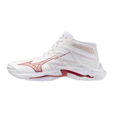 Mizuno Wave Lightning Elite Mid – Dámská volejbalová obuv – Bílá