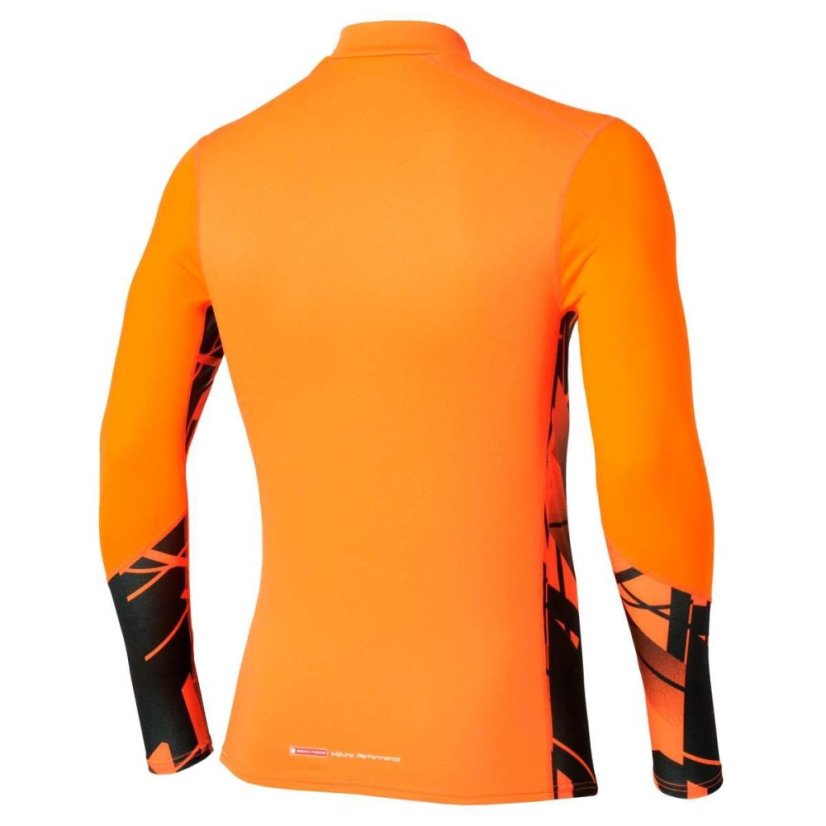 Mizuno Virtual Body G5 Half Zip – Pánské termotriko – Oranžová
