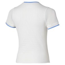 Mizuno Stargazer Tee – Dámské tenisové triko – Bílá