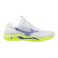 Mizuno Wave Stealth 6 – Unisex halová obuv – Bílo-žlutá