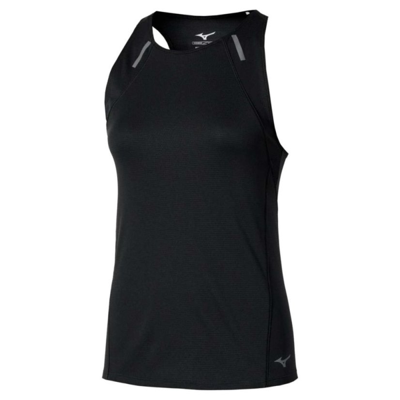 Mizuno Active DryAeroFlow Tank Top – Dámské běžecké tílko – Černá - Velikost: S