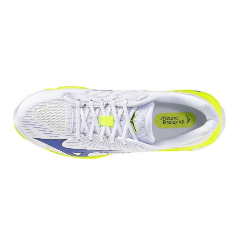 Mizuno Wave Lightning Elite – Unisex volejbalová obuv – Bílo-žlutá