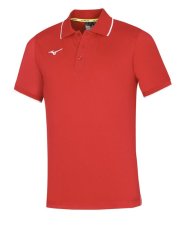 Mizuno Polo – Juniorské volnočasové triko – Červená