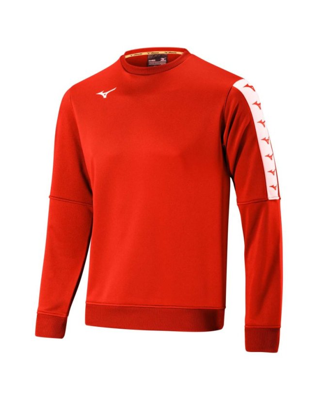 Mizuno Nara Training Sweat – Juniorská sportovní mikina – Červená