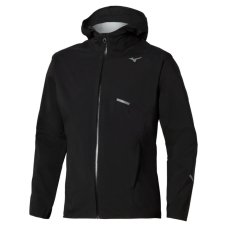 Mizuno Trail Waterproof 20K Hooded Jacket – Pánská nepromokavá běžecká bunda – Černá