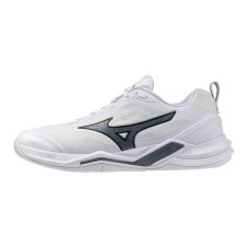 Mizuno Wave Stealth Elite – Unisex halová obuv – Bílá