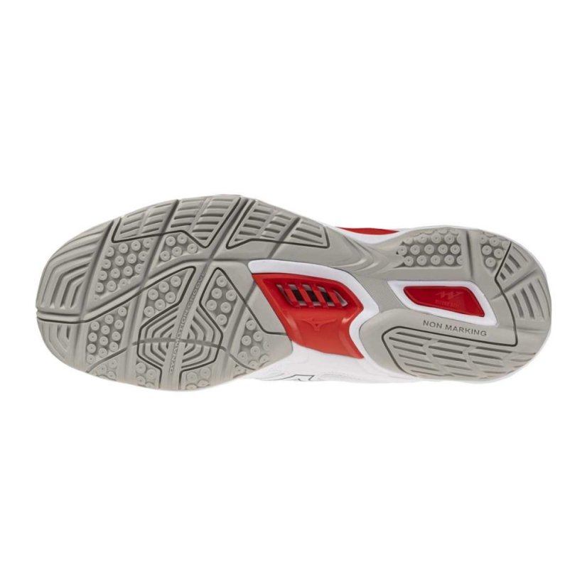 Mizuno Wave Phantom 3 – Unisex halová obuv – Bílá - Velikost: EUR 46.5