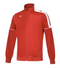 Mizuno Knitted Track Jacket – Juniorská lehká sportovní bunda – Červená